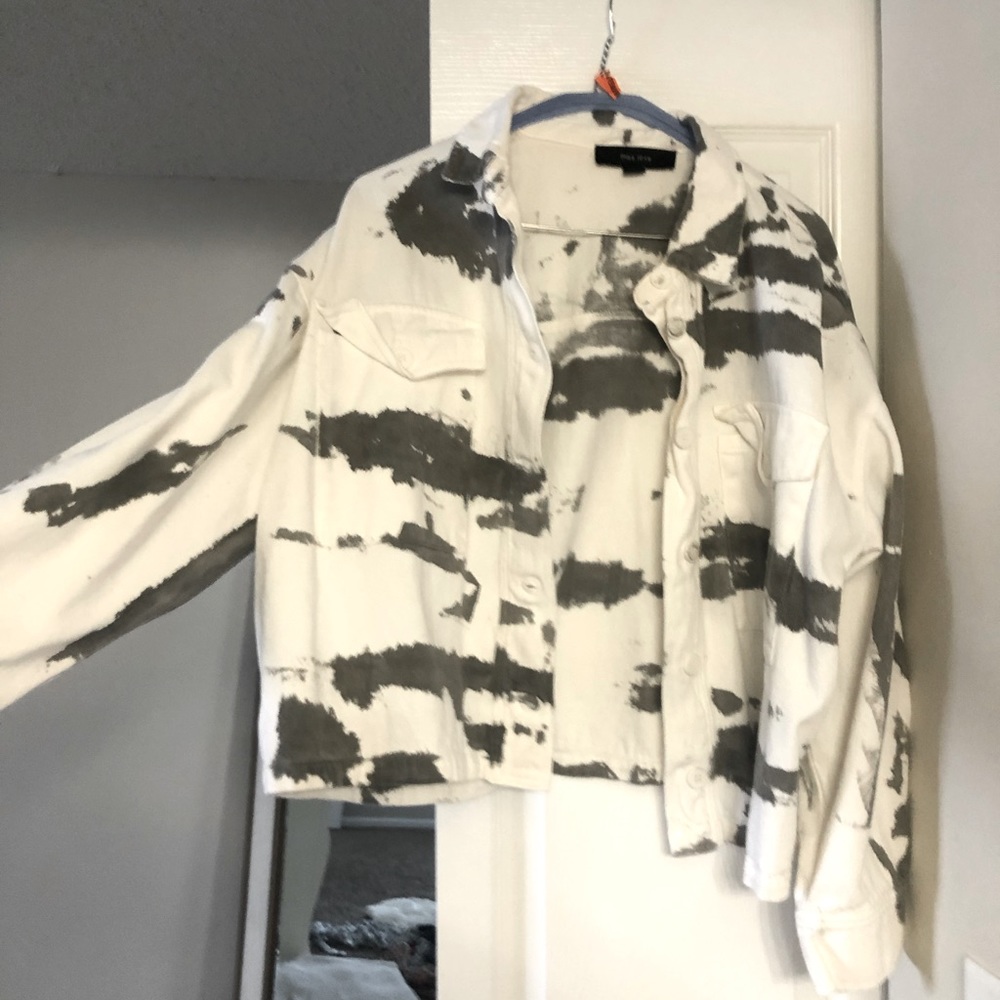 White and Black Mini Jacket